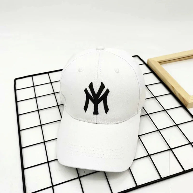 Spring Summer Child Letter Embroidery Outdoor Leisure Sun Baseball Cap For Boy Girl Cotton Breathable Solid Color Adjustable Cap