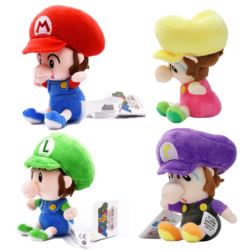 7 Styles Mario Bros Plush Toys Princess Peach Daisy Rosalina Luigi Doll Anime Figures Baby Cartoon Classic Game Gift